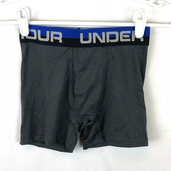Under Armour Boy’s Blue/Grey 2-Pack Boxers Size Small - Picture 1 of 3